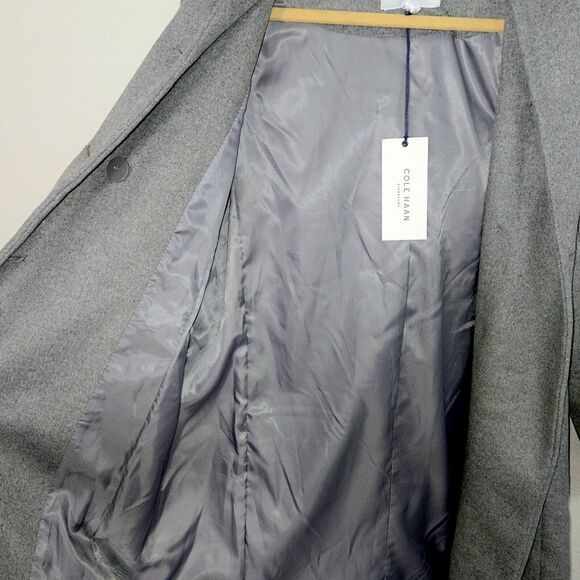 NEW Cole Haan Women’s Coat Capsule Minimalist Quiet Luxury Wool Blend Hooded 10 - Picture 9 of 13